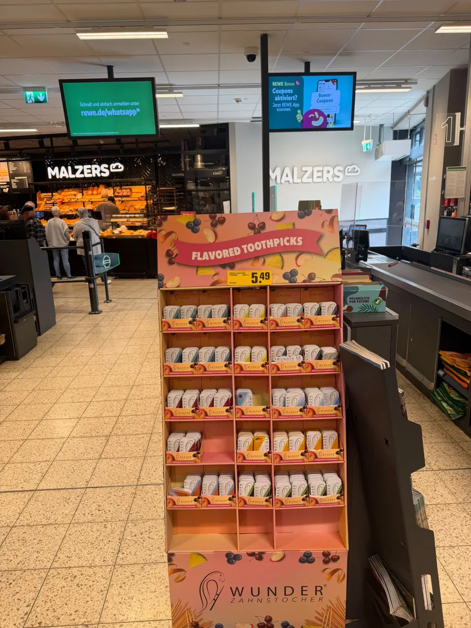 Wunder Zahnstocher Display im Markt