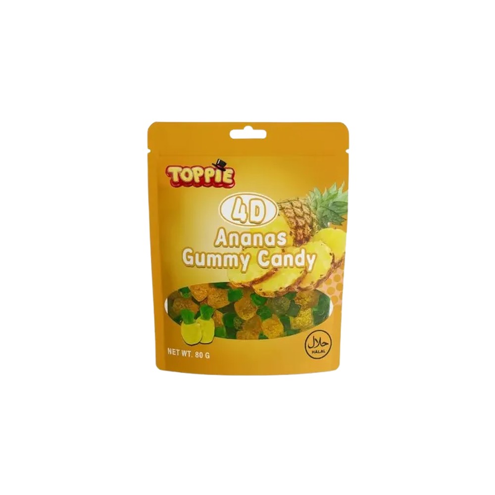 [SON-9018] Toppie Ananas Gummy 80g (1*16)