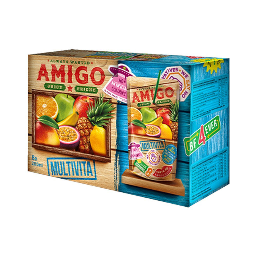 [AMI-1007] AMIGO Fruit Drink Multivita 8x200ml