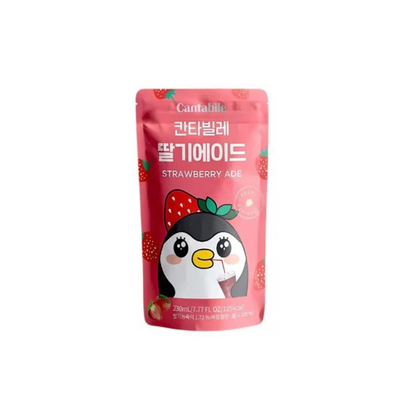 [DRK-4005] Bever Canti Strawberry Ade 50x230ml