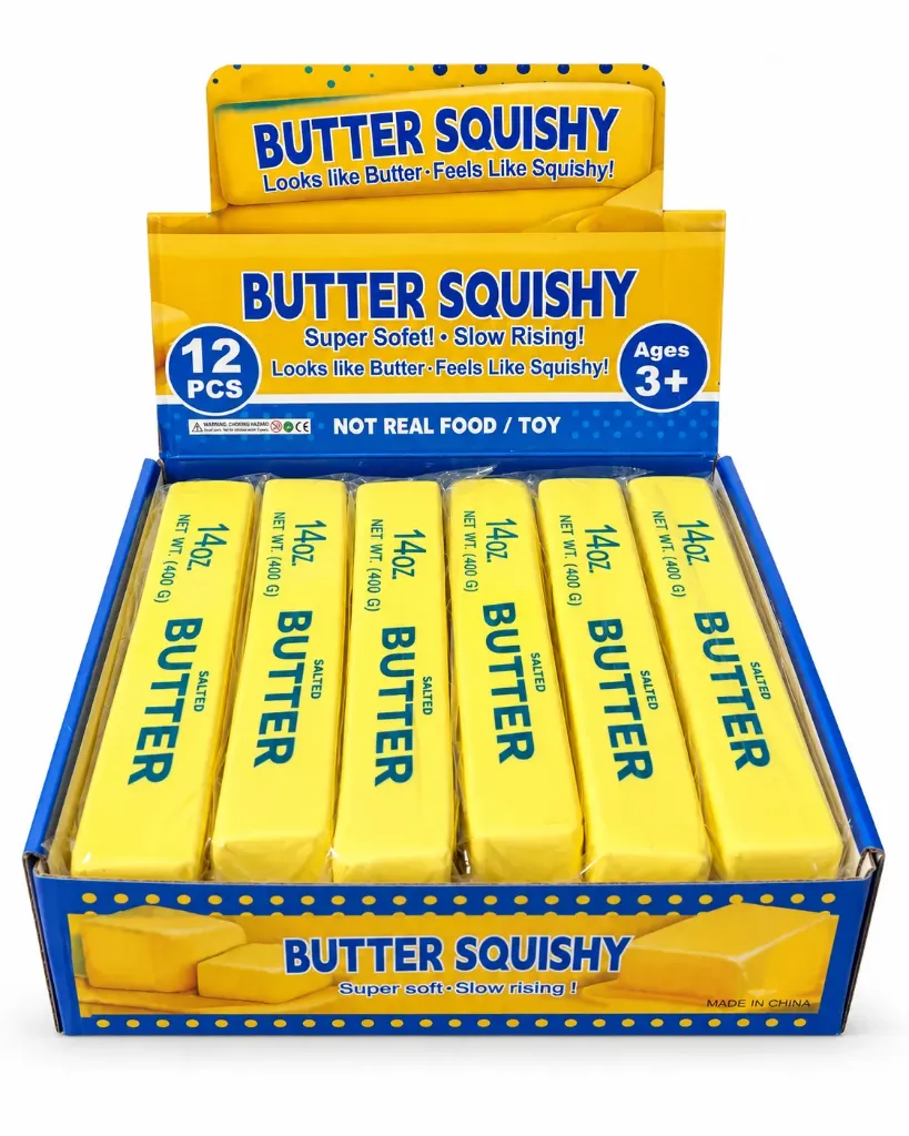 [SON-9043] Butter Squishy Groß Gelb 400g