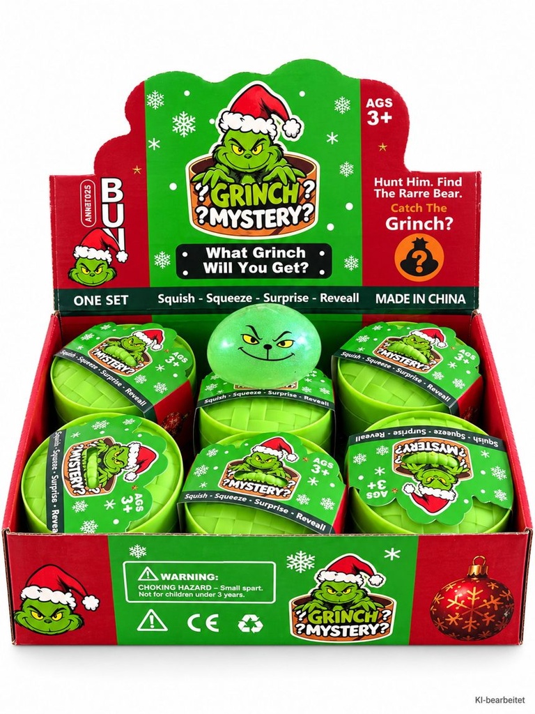 [SQUISHY-GRINCH] Grinch Dumpling Squishy