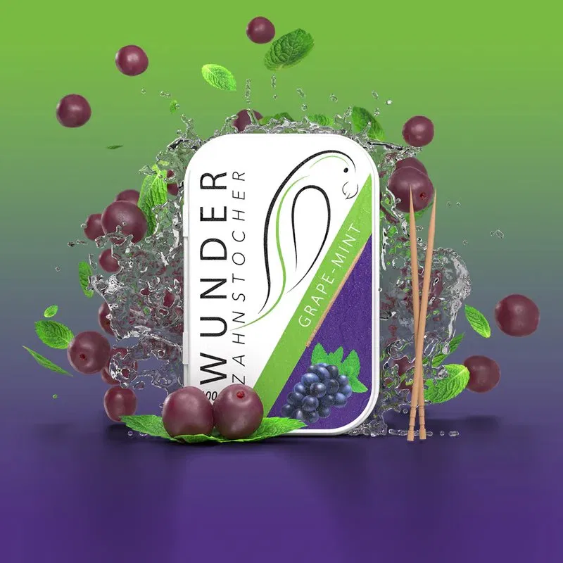 Wunder Zahnstocher Grape-Mint