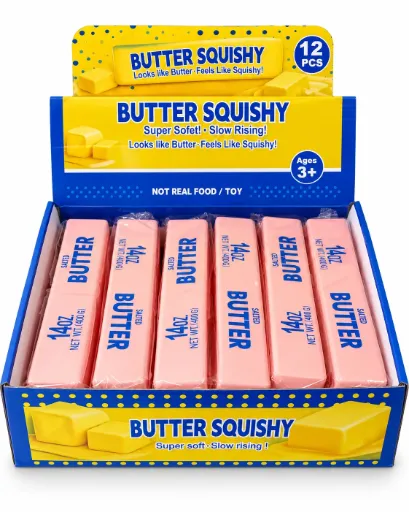 Große Butter Squishy Pink 400g